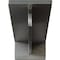 Ekena Millwork Heaton Hidden Support Steel Bracket w/ 14" Support Depth, Stainless Steel 3"W x 18"D x 2"H BKTM03X18X02HESS - alternate 5